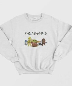 Baby Yoda R2D2 P3PO Friends TV Show Sweatshirt 2