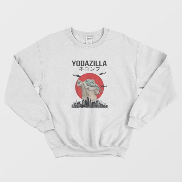 Baby Yoda Yodazilla Sweatshirt