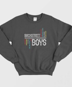 Backstreet Boys Backstreet's Back Millennium Black and Blue Sweatshirt 1