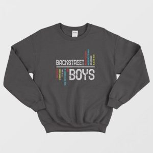 Backstreet Boys Backstreet's Back Millennium Black and Blue Sweatshirt 1