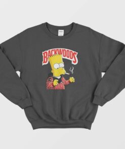 Backwoods Bart Simpson Smoking Sweatshirt 1