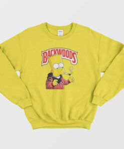 Backwoods Bart Simpson Smoking Sweatshirt 2