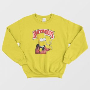 Backwoods Bart Simpson Smoking Sweatshirt 2