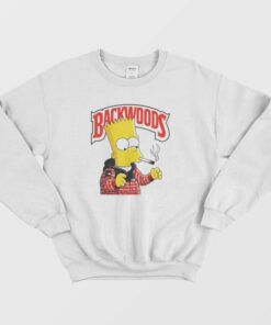 Backwoods Bart Simpson Smoking Sweatshirt 3
