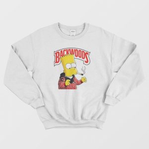 Backwoods Bart Simpson Smoking Sweatshirt 3