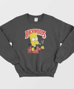 Backwoods Bart Simpson Smoking Sweatshirt 4