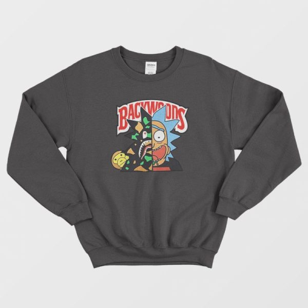 Backwoods Rick and Morty Face Sweatshirt