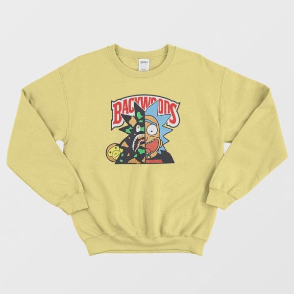 Backwoods Rick and Morty Face Sweatshirt