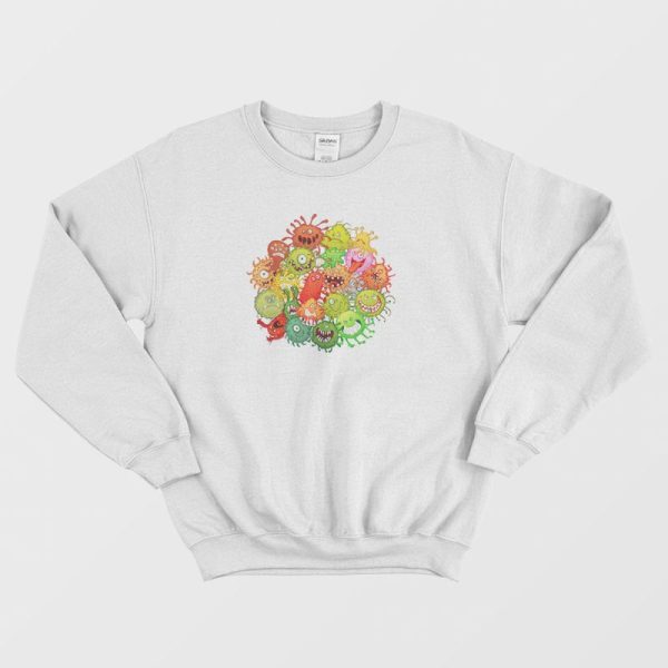 Bacteria Virus Funny Sweatshirt