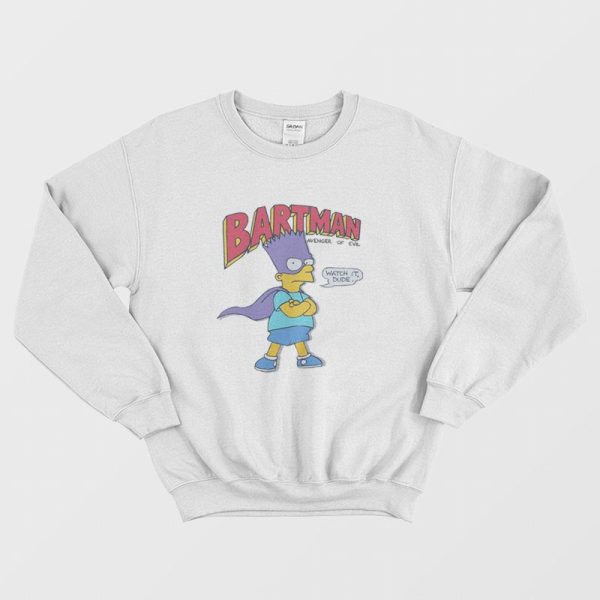 Bart Simpson Bartman Sweatshirt