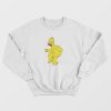 Bart Simpson Homer Simpson Naked Sweatshirt
