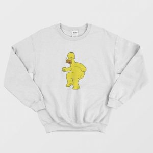 Bart Simpson Homer Simpson Naked Sweatshirt