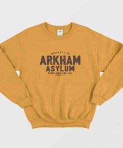 Batman Arkham Asylum Property of Arkham Asylum Sweatshirt 1