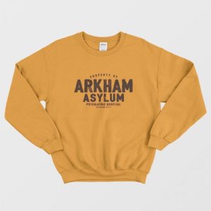 Batman Arkham Asylum Property of Arkham Asylum Sweatshirt 1