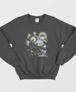 Batman Starry Night Vincent Van Gogh Sweatshirt 1