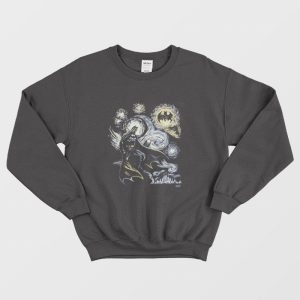 Batman Starry Night Vincent Van Gogh Sweatshirt 1