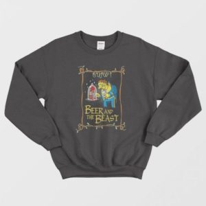 Beer And The Beast Barney Gumble The Simpsons Sweatshirt 2