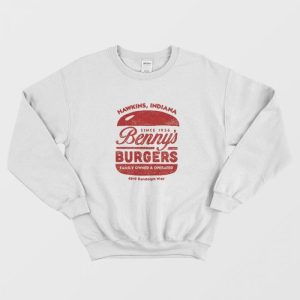 Bennys Burgers Stranger Things Sweatshirt 1