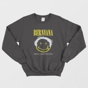 Bernie Sanders Grunge Bernvana Smells Sweatshirt 1