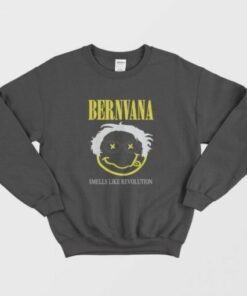 Bernie Sanders Grunge Bernvana Smells Sweatshirt 2
