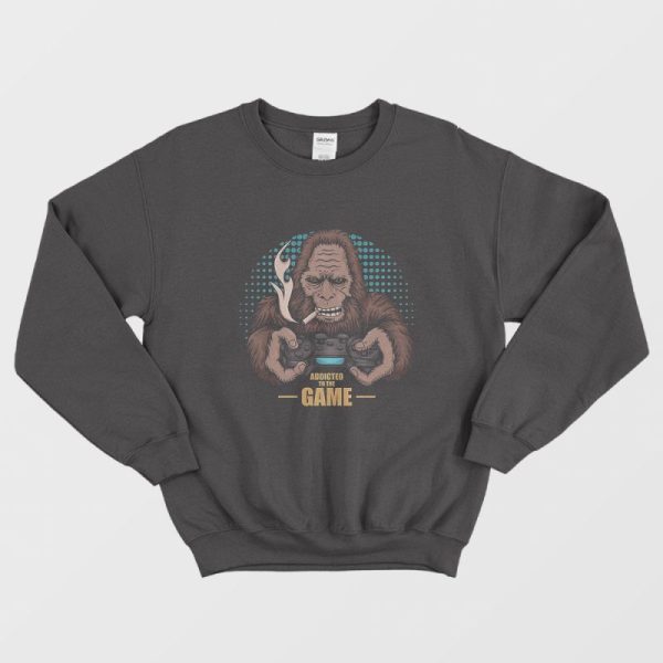 Bigfoot Addicted To The Game Sweatshirt