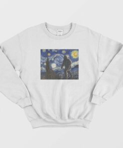 Bigfoot Vincent Van Gogh Starry Night Sweatshirt 2
