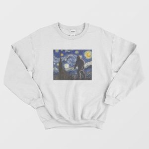 Bigfoot Vincent Van Gogh Starry Night Sweatshirt 2