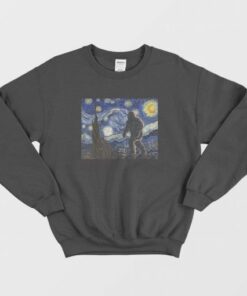 Bigfoot Vincent Van Gogh Starry Night Sweatshirt 3