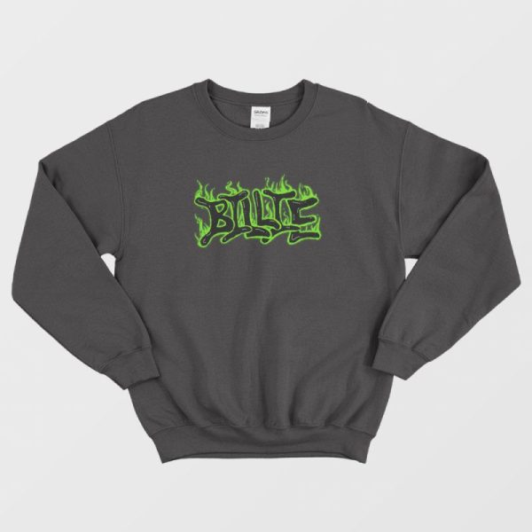 Billie Eilish Logo Flames Sweatshirt