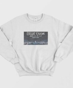 Billie Eilish Where Do We Go World Tour Sweatshirt Bridgestone Arena 2