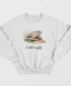 Birds Aren't Real Sweatshirt I Am A Lie 1 Birds Arent Real Sweatshirt I Am A Lie 3