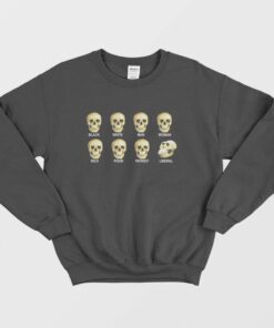 Black White Man Woman Rich Poor Patriot Liberal Skull Sweatshirt 1