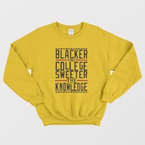 Blacker The College Sweater The Knowledge Sweatshirt 1