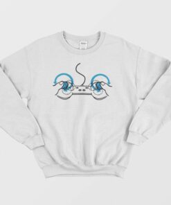 Boob Controller Game Controller Sweatshirt 1
