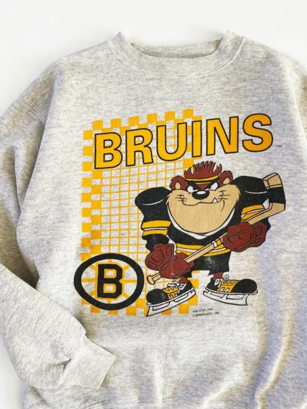 Boston Bruins X Looney Tunes Fun Unisex Sweatshirt With