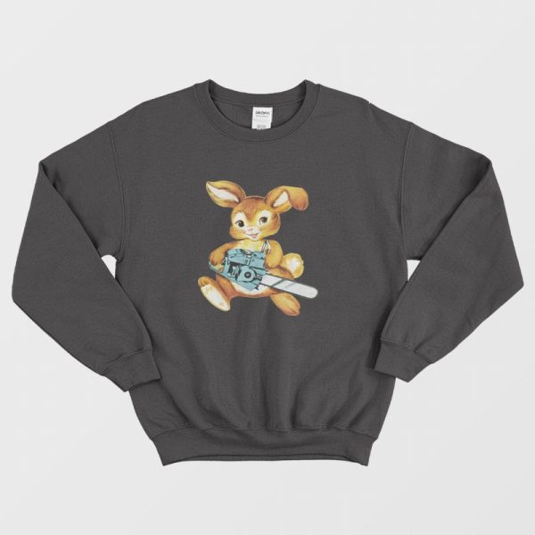 Bunny With A Chainsaw Sweatshirt