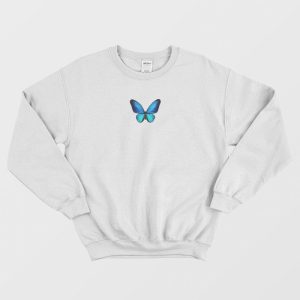 Butterfly Blue Classic Sweatshirt