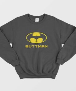 Buttman Batman Parody Logo Sweatshirt 1