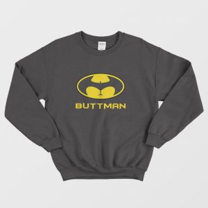 Buttman Batman Parody Logo Sweatshirt 1