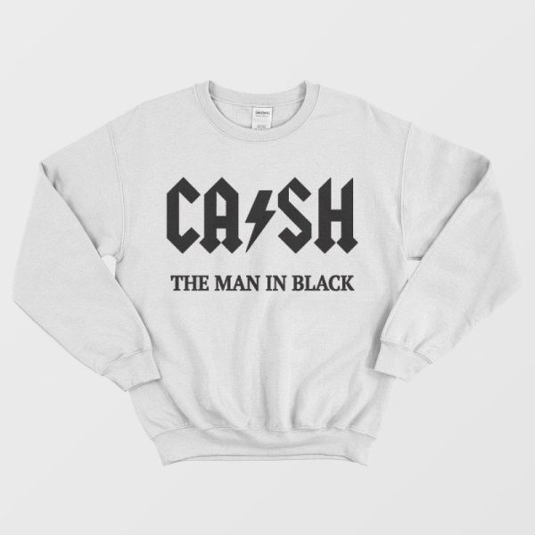 CASH THE MAN IN BLACK Classic Sweatshirt