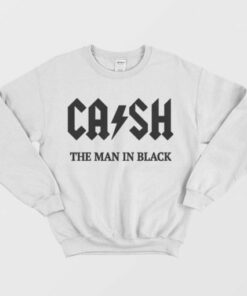 CASH THE MAN IN BLACK Classic Sweatshirt 2