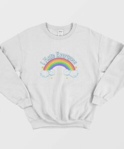 Care Bears Rainbow I Hate Everyone Sweatshirt 2