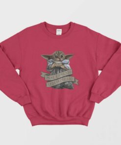 Cat Baby Yoda More Espresso Less Depresso Official Sweatshirt 1