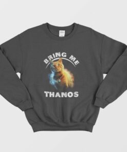 Cat Brings Me Thanos Sweatshirt 3