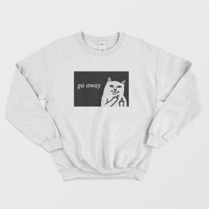 Middle finger cat on sale hoodie