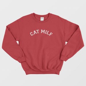 Cat Milf Funny Sweatshirt 3