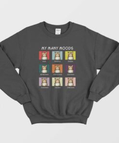 Cat My Many Moods Sweatshirt 2