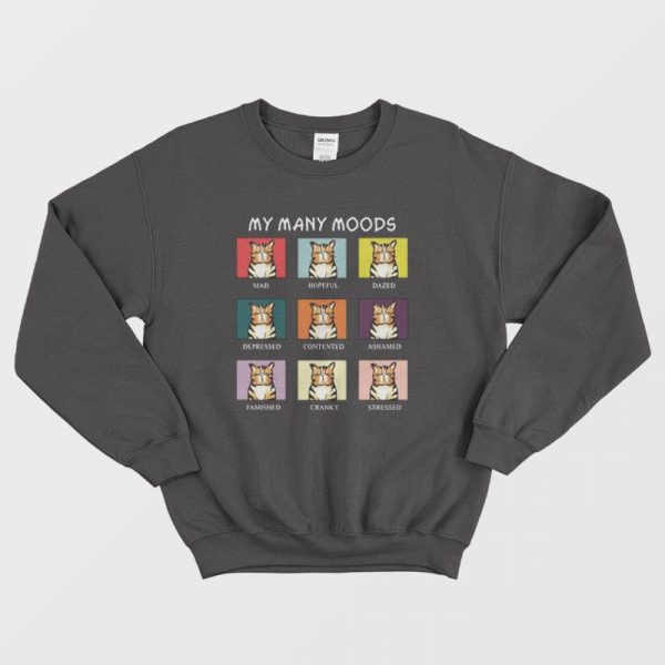 Cat My Many Moods Sweatshirt