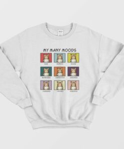 Cat My Many Moods Sweatshirt 3