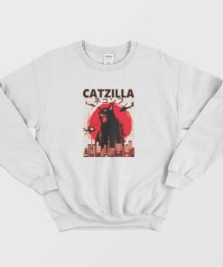 Catzilla Godzilla Parody Sweatshirt 1
